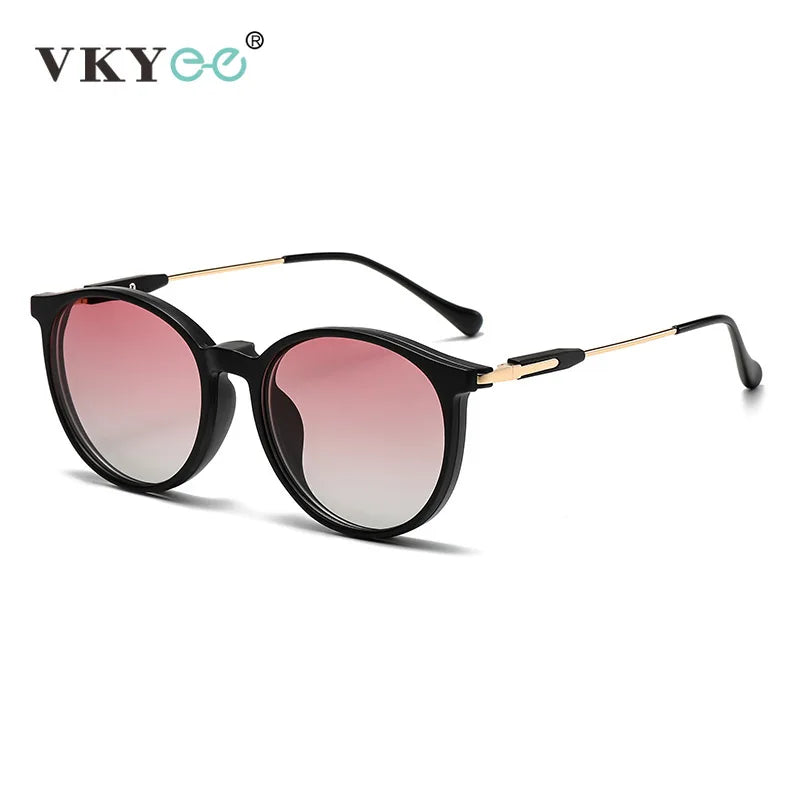 VKYEE Optical Magnetic Sunglasses Clip-On Polarized Sunglasses Set Myopia Hyperopia Glasses Customized Prescription Available